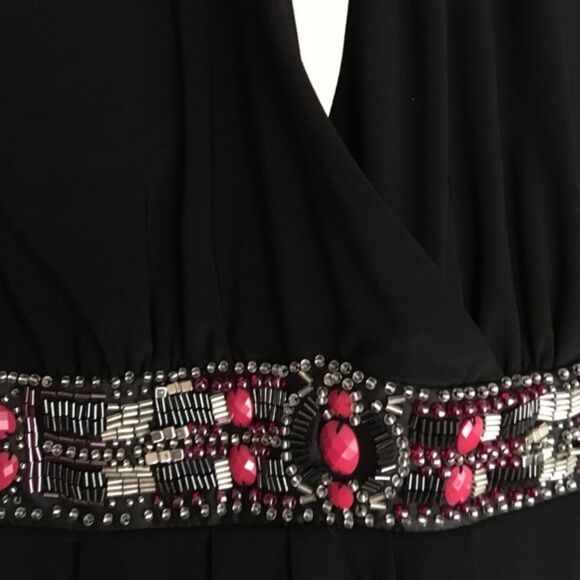 WHBM Jersey halter embellished dress - Picture 4 of 10